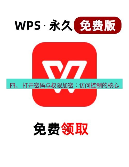 wps官网 四、 打开密码与权限加密：访问控制的核心