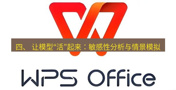 wps官网 四、 让模型“活”起来：敏感性分析与情景模拟