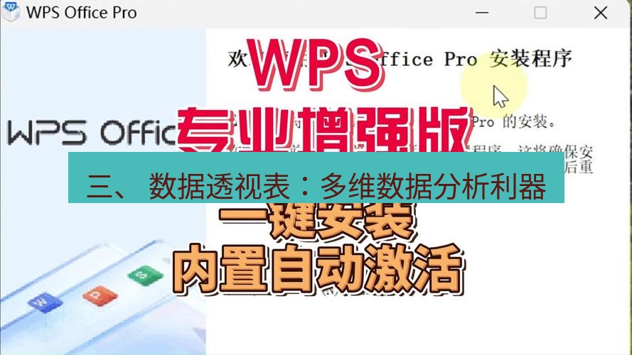 wps官网 三、 数据透视表：多维数据分析利器