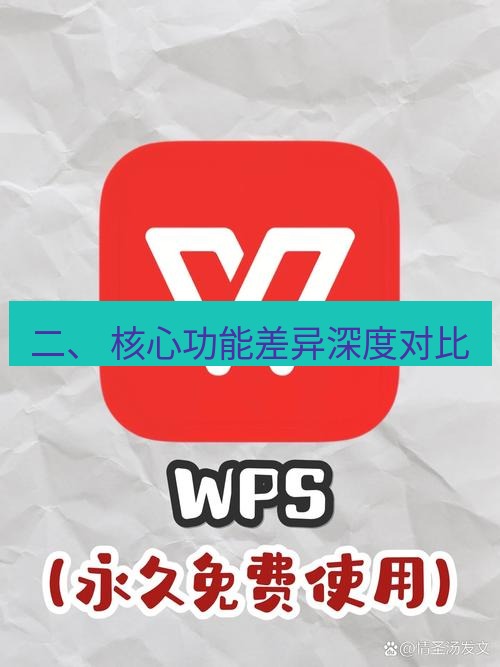 wps官网 二、 核心功能差异深度对比