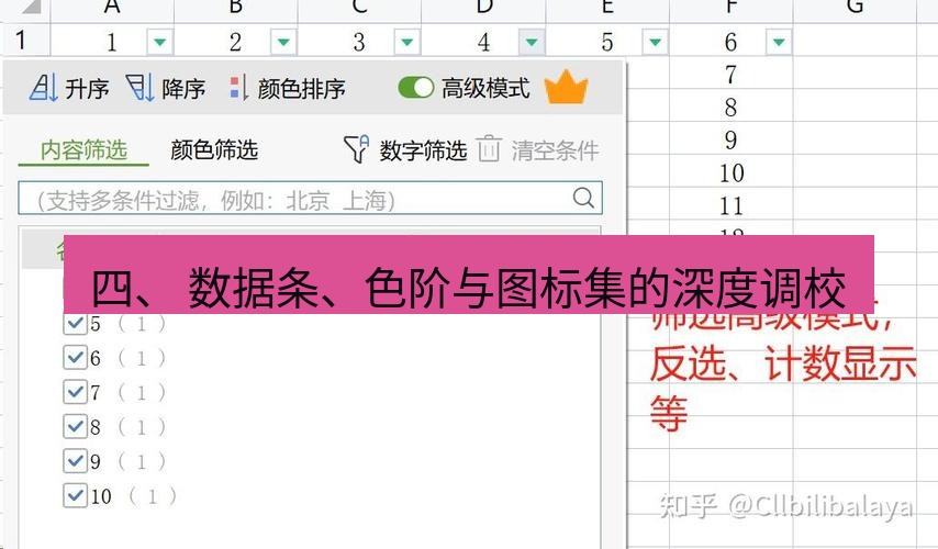 wps官网 四、 数据条、色阶与图标集的深度调校