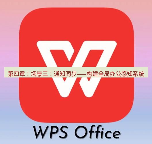 wps官网 第四章：场景三：通知同步——构建全局办公感知系统