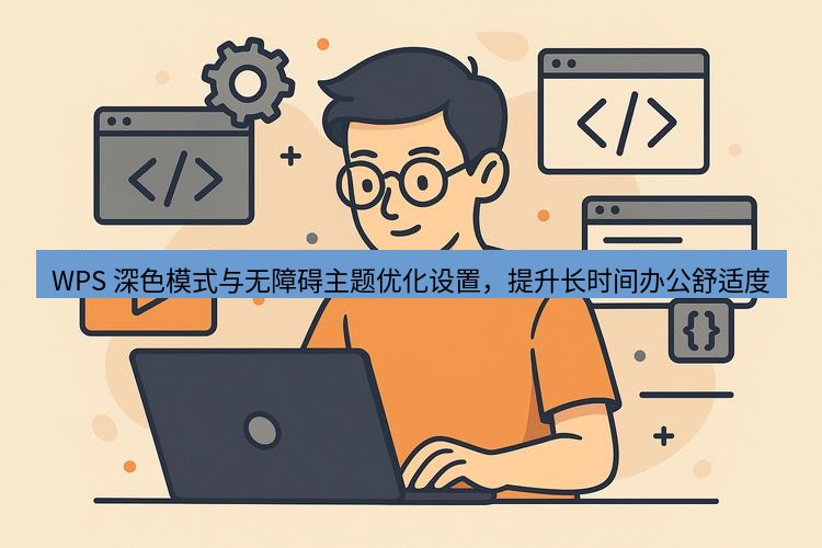 wps官网 WPS 深色模式与无障碍主题优化设置，提升长时间办公舒适度