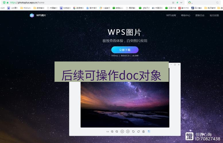 wps官网 后续可操作doc对象
