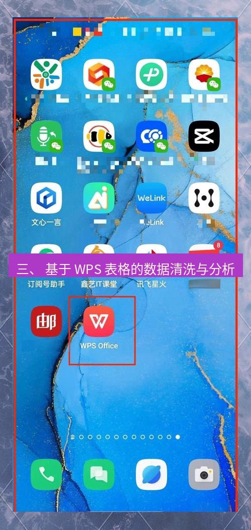 wps官网 三、 基于 WPS 表格的数据清洗与分析
